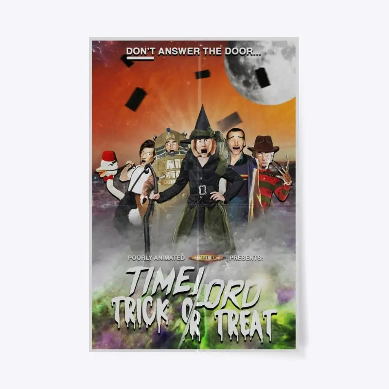 Time Lord Trick or Treat Poster